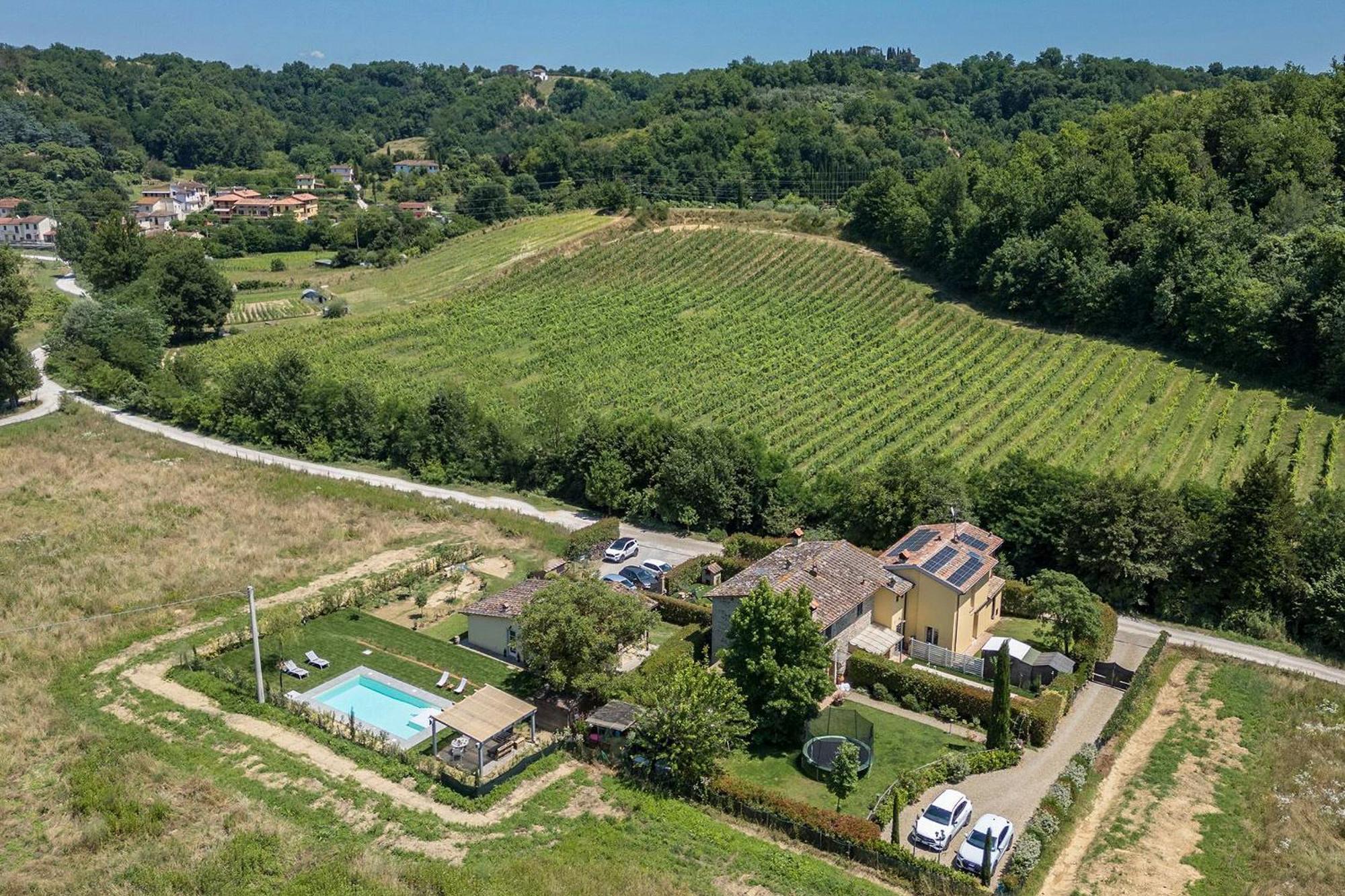 Il Fienile Toscano Villa Montevarchi Luaran gambar